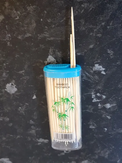 New Bamboo Stick Tooth Picks Dental Floss Dental Care Oral Hygiene ToothPicks 2