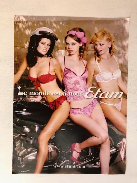 Publicité papier 2004- Etam Lingerie- French Ad