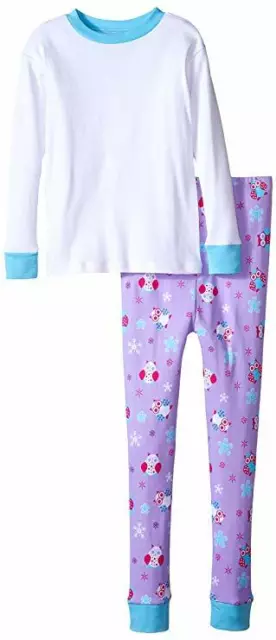 New Jammies Girls' Holiday Organic Cotton Snuggly Pajamas Size 5