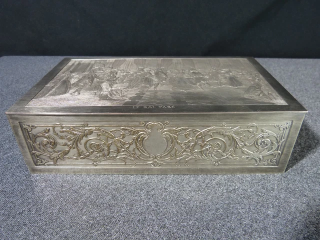 Coffret ancien pelle a tarte,  mayell , metal anglais, neo classique