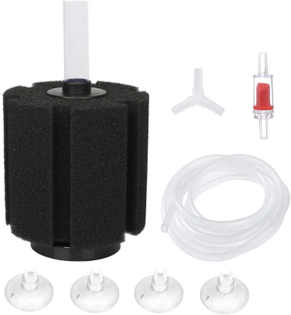 Aquarium Bio Sponge Filter Kit For 40 80 Gallon Breeding Fry Betta Shrimp Tank