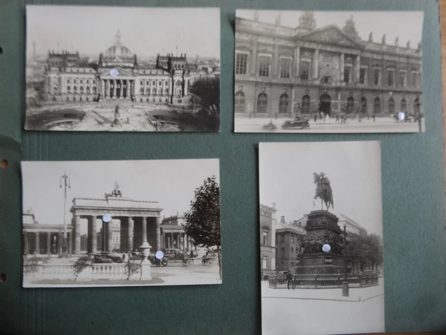 Fotokarten Konvolut Berlin Straßenszene Reichstag  Brandenburger Tor Zeughaus