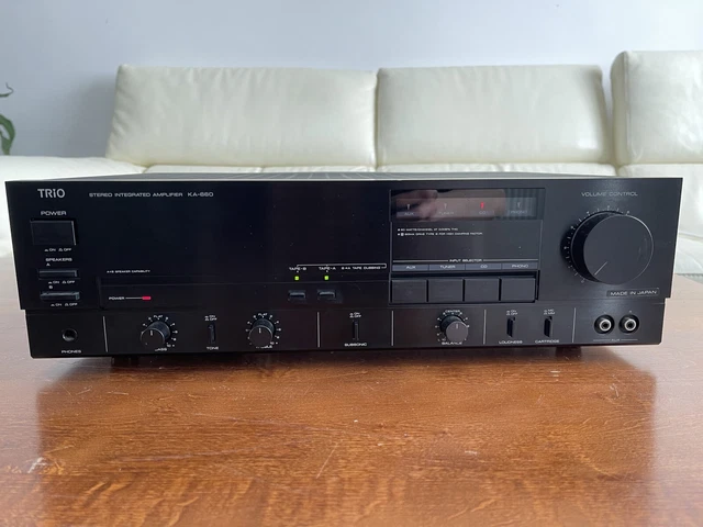 Audiophile Trio ( Kenwood ) KA-660 Stereo Amplifier with amazing MM and MC phono