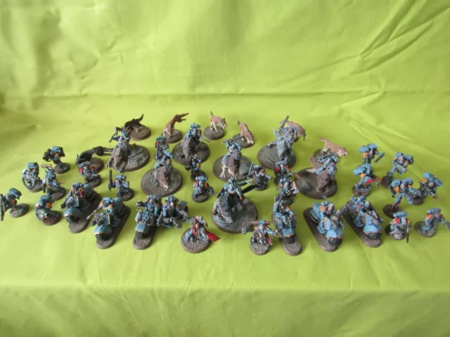 Warhammer 40K Space Marine Space Wolves Painted Army - Many Units To Choose From