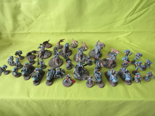 Warhammer 40K Space Marine Space Wolves Painted Army - Many Units To Choose From Warhammer 40K Space Marine Space Wolves Painted Army - Many Units To Choose From
