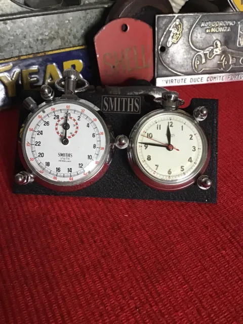 Cronometro Vintage SMITHS Timer Rally - Set Cruscotto Timer Rally SMITHS - In perfette condizioni