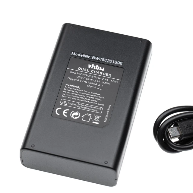 Vhbw Cavo Dati USB 150 Cm Per Fotocamera Panasonic Lumix DMC-GF5, GF6, GH3, GX1, L10, LF1 - 6