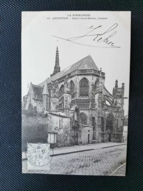 CPA 61 ARGENTAN - Eglise Saint-Martin - L'Abside
