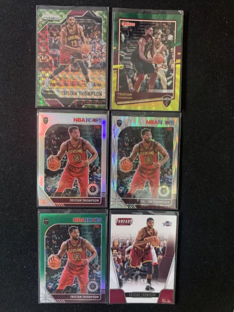 Tristan Thompson 6 Card Cleveland Cavalier Lot Parallels And Base