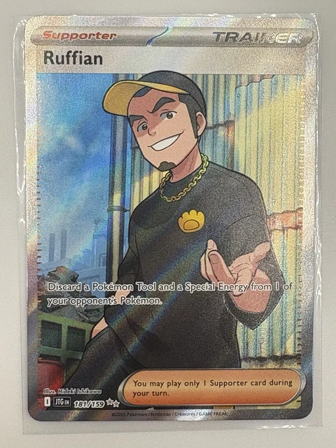 POKEMON SV09 JOURNEY Together Ruffian Ultra Rare Card 181/159 M/Nm ...