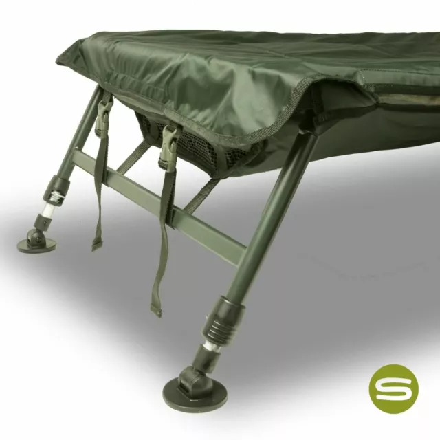 Saber Carp Fishing Everlevel Unhooking Mat Crib Cradle Extending Legs Mud Feet 3