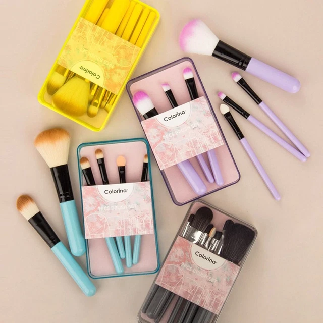 Juego de cepillos de sombra de ojos para principiantes Smudge herramienta de maquillaje kit de belleza cepillos de maquillaje
