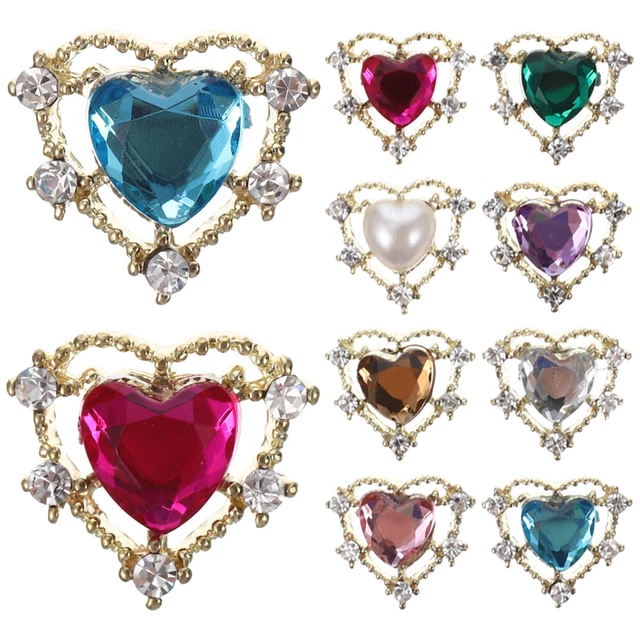 10 Pcs Liebe Nail Art Schmuck Zinklegierung Krippendekoration Nagel