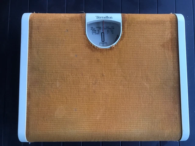 ANCIEN PÈSE PERSONNE rétro marque KRUPS vintage déco salle de bain Manufrance EUR 41,90 - FR