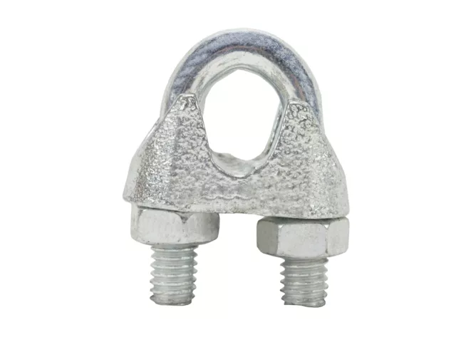 Clips de câble malléable galvanisé 1/8" (pack de 25)