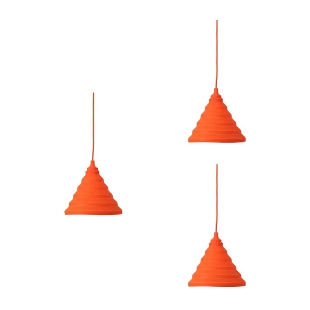 3 stücke E27 220V moderne einfache bunte silikon pendelleuchten mode diy design