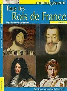 MEMO Tous les Rois de France by VOLKMANN Jean Charles | Book | condition good