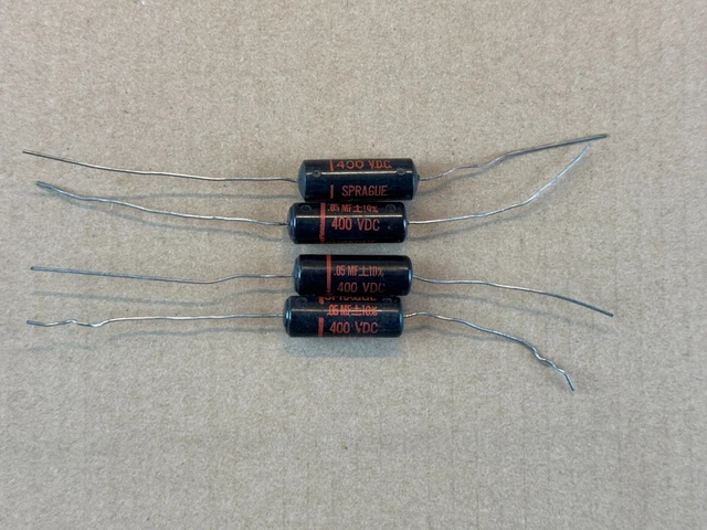 NOS Western Electric Sprague Black Beauty .1 Uf 200v Condensatore 160P - Foto 12