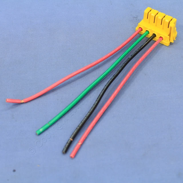 Pass & Seymour PlugTail 3-Way Switch Connector Stranded Wire PTS6-STR4