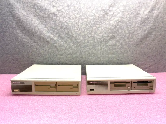 Lot Of 2 Vintage Hewlett Packard 9122 Model D Floppy Drive