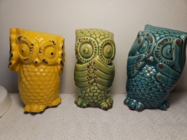 Hear Speak See no evil Owls