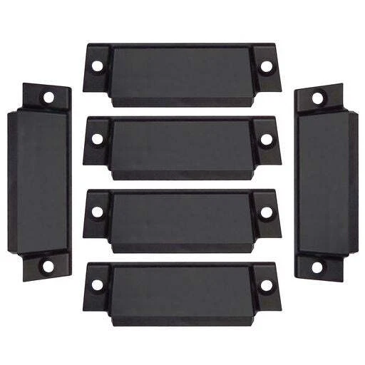 SNAP-LOC E-Track End Cap Heavy Duty Plastic 6-Pack