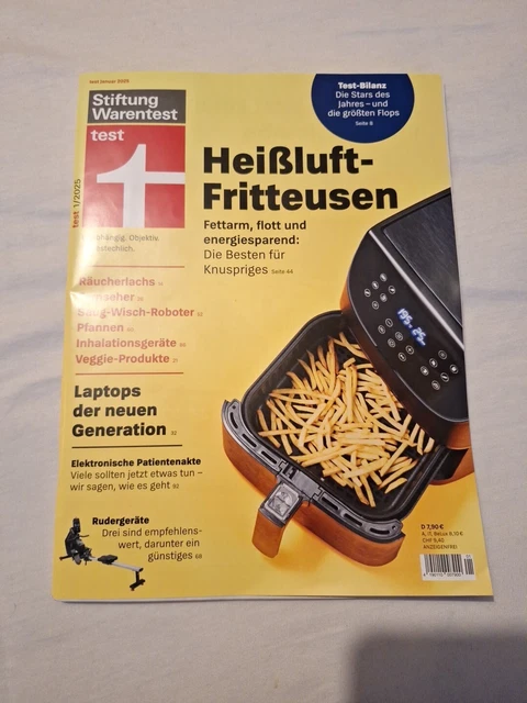 Sandwichmaker 3 In 1 Test Stiftung Warentest STIFTUNG WARENTEST TEST Heft 01/2025 Januar 2025 EUR 2,79 - PicClick DE