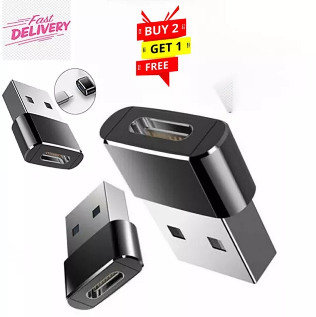 USB To TYPE C 3.0 A Male Adapter Converter  OTG For iphone 12 13 14 1 Samsung