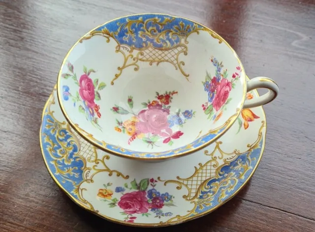 Jackson And Gosling  Grosvenor China  The Olde  England Cup And Saucer