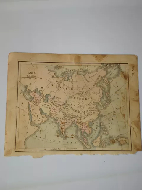 1880 Map Of Asia