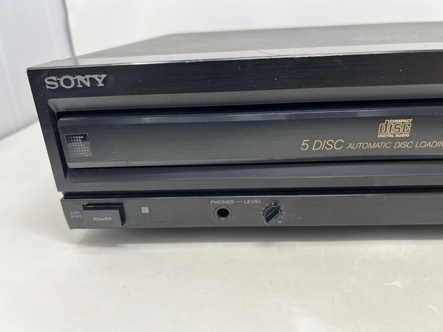 SONY COMPACT 5-DISC CD Player CDP-C500 Multi Disc Player TESTED No ...