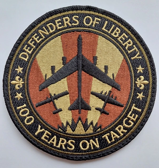 Barksdale AFB Airshow 2021 Defenders of Liberty 100 Years On Target B-52 Patch