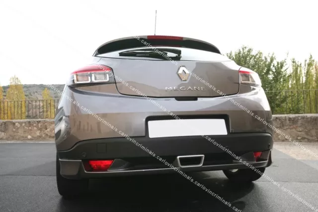 Renault Megane Mk3 Rear Bumper Spoiler / Skirt 2