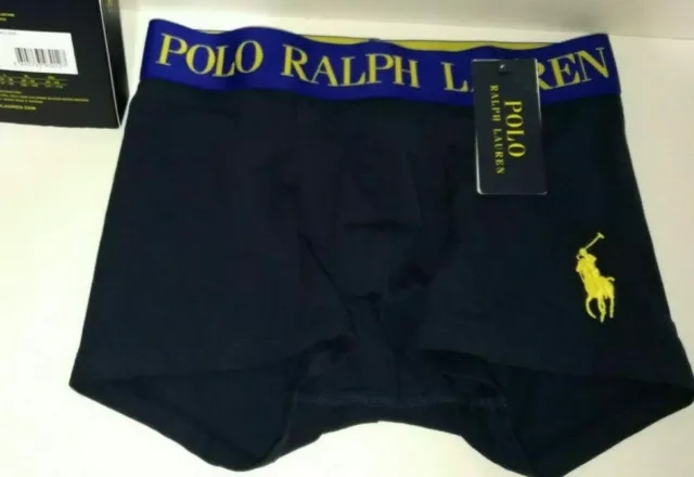 NEW POLO RALPH Lauren Boxer Shorts Trunks Stretch 3 In 1 Black