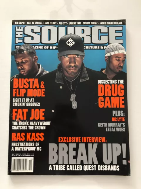 The SOURCE Magazine October 1998 #109 Tribe Called Quest BREAK UP