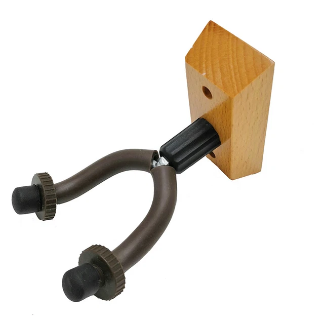 Wall Mount Guitar Hanger Hook Holder Wooden Stand Ukulele Bass Display Rack