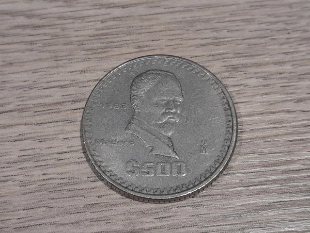 ANCIEN PIECE 500 Dollars 1988 Mexique Estados Unidos Mexicanos Mexique ancien-piece-500-dollars-1988-mexique-estados-unidos-mexicanos-mexique