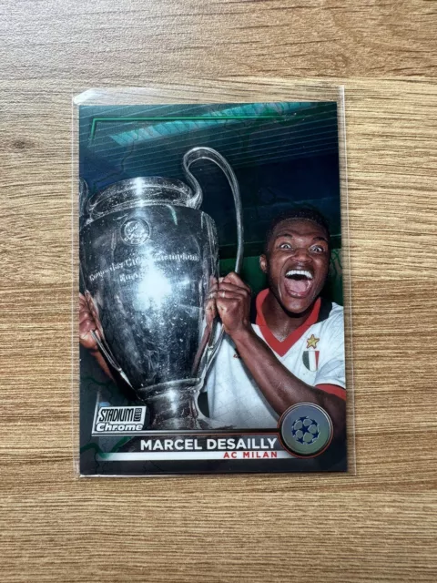Marcel Desailly Topps Stadium Club Chrome /225 AC Milan