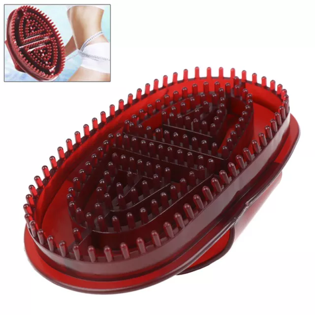 Hand Massage Brush Hand-Held Resin Body Brush Massager Relieve Tense Musc-wf