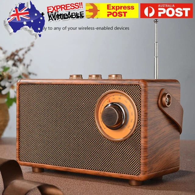 Retro Fm Radio Small Speaker Portable Radio Receiver for Outdoor Travel Camping