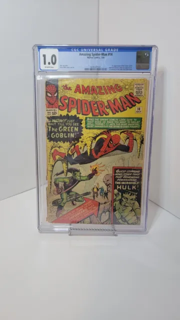 Amazing Spider-Man #14 (1964) CGC 1.0, 1st app of Green Goblin!!
