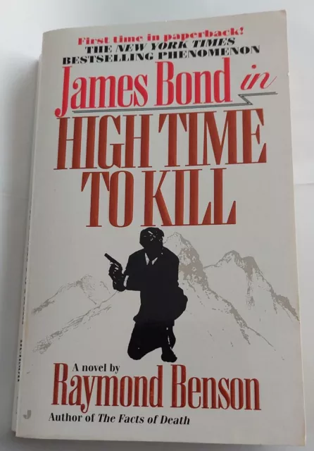 Ian Flemings JAMES BOND 007 Raymond Benson HIGH TIME TO KILL rare book US 1st ed