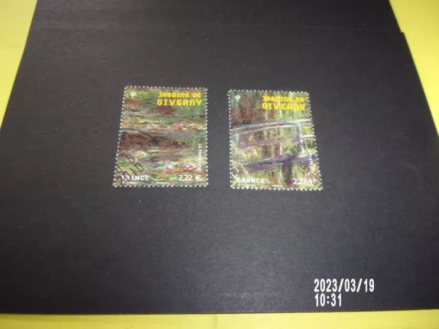 Serie  2010  N° 4479 - 4480 Jardin de France oblitéré 2 cachets ronds