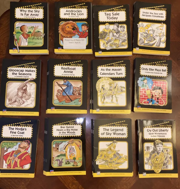 Lot Of 12 Mixed Reader's Theater Paperback Books For Kids By Benchmark #4