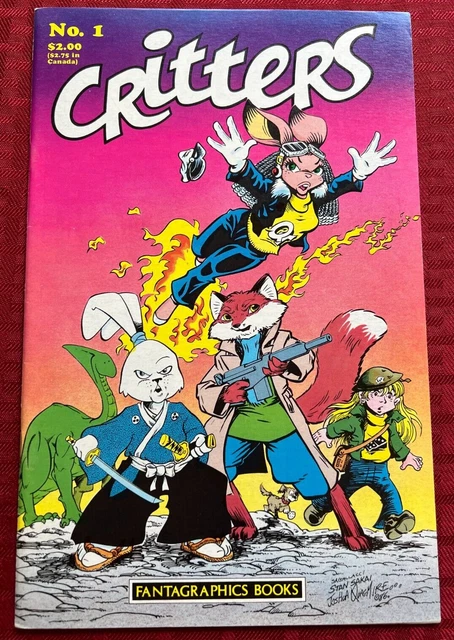 Critters #1 Fantagraphics Books 1986 Usagi Yojimbo Stan Sakai Cutey Bunny VF/NM