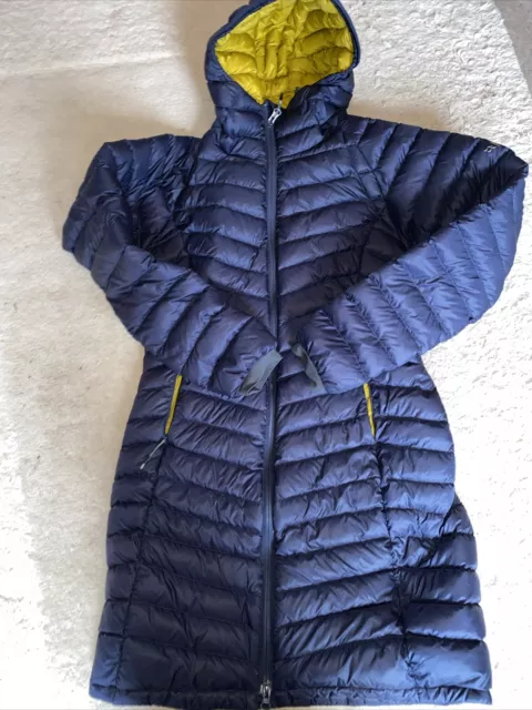 Rab women's microlight parka indigo outlet