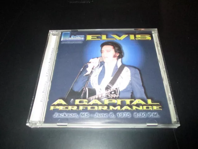 RARE! CD "ELVIS PRESLEY : A CAPITAL PERFORMANCE" Jackson, 8 juin 1975