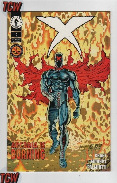 1994 Dark Horse Comics: X Arcadia Is Burning #4 Comic Box Break. Box.1.@39