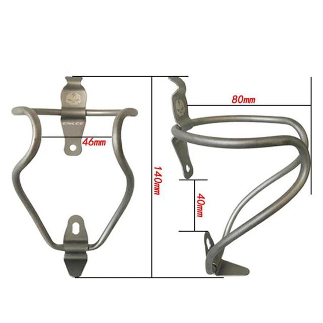 Porte-bouteille d'eau en titane pour vélo pliable Brompton Porte-bouteille d'eau en titane pour vélo pliable Brompton