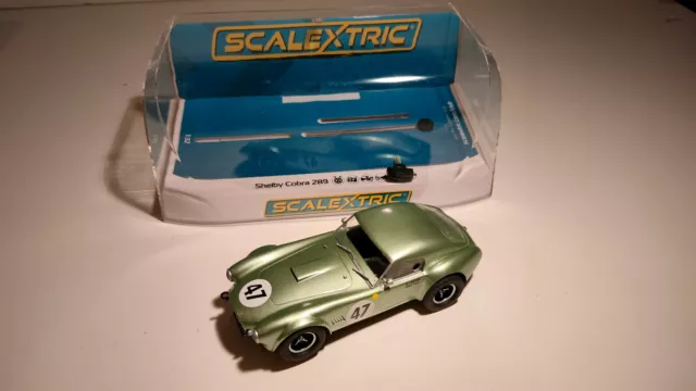 Slot vintage 1/32 Scalextric Shelby Cobra 289 C4338